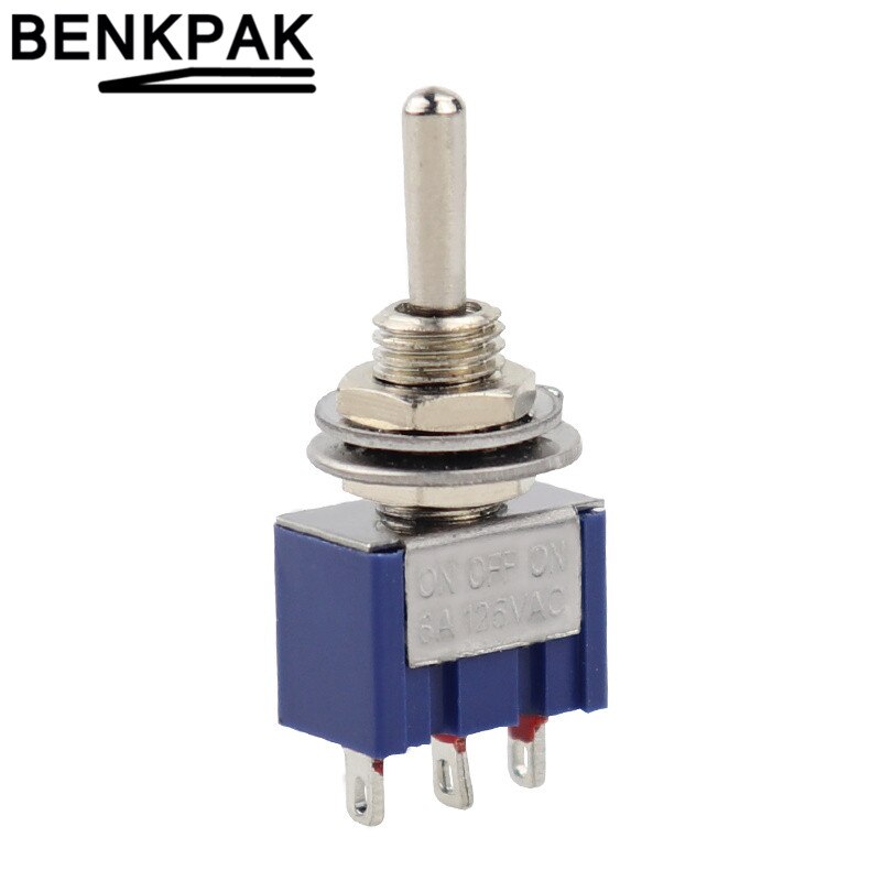 Miniature Toggle Switch Single Pole Double Throw ON-OFF-ON /ON-ON 6mm Mounting MTS-102 103 202 203