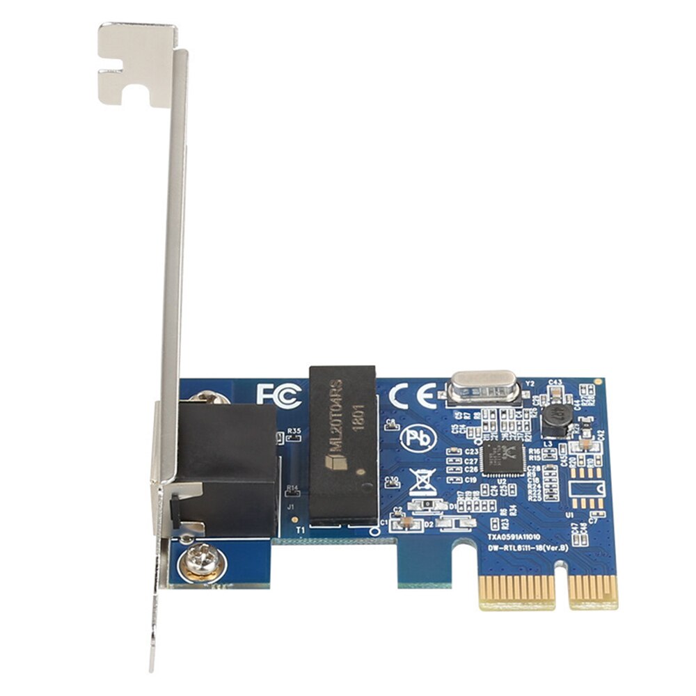 Pci Express 10/100/1000M Gigabit Lan-kaart Met RTL8111F Pcie 1X Ethernet Network Adapter Card