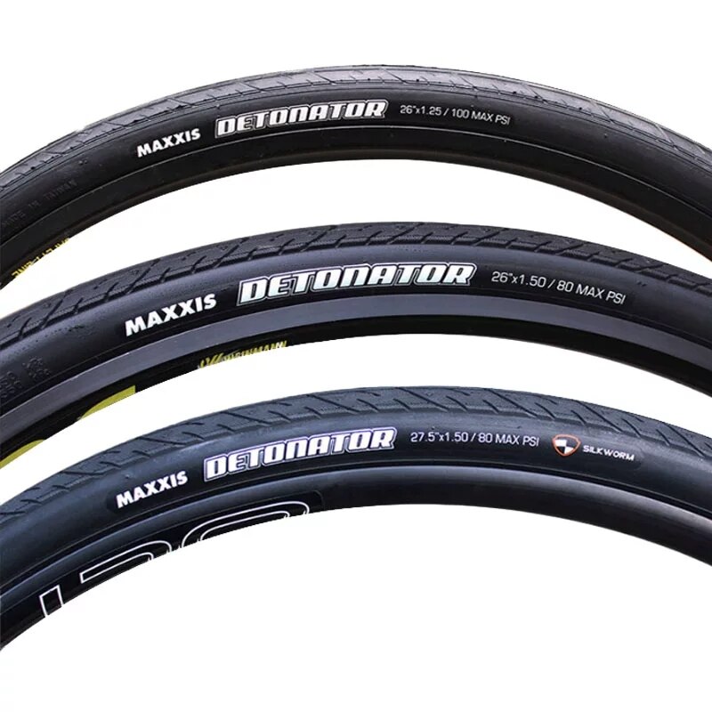 Maxxis Detonator MTB Slick Tire Mountain Bicycle Tire 26x1.0/1.25/1.5 27.5x1.5 bike tire M203