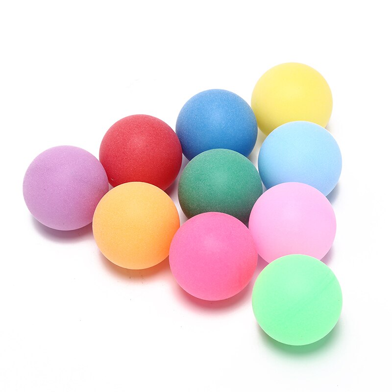 Pelotas de Ping Pong 100 unids/pack entretenimiento pelotas de tenis de mesa de color 40mm colores mezclados para el juego y publicidad: Default Title