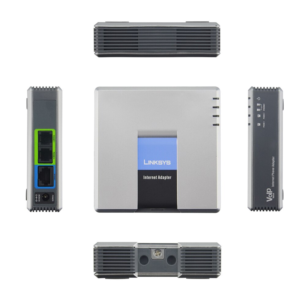 Freies ! Entsperrt Linksys PAP2T NA Entsperrt Mit einzelhandel box PAP2 NA VOIP adapter VOIP gateway