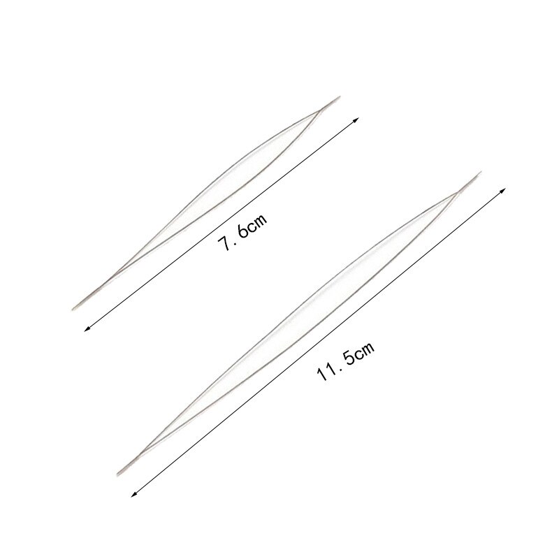 8Pcs Stainless Steel Beading Needles Sewing Needles Tool for beads Threading String Jewelry Embroidery Beading Bracelet Necklace