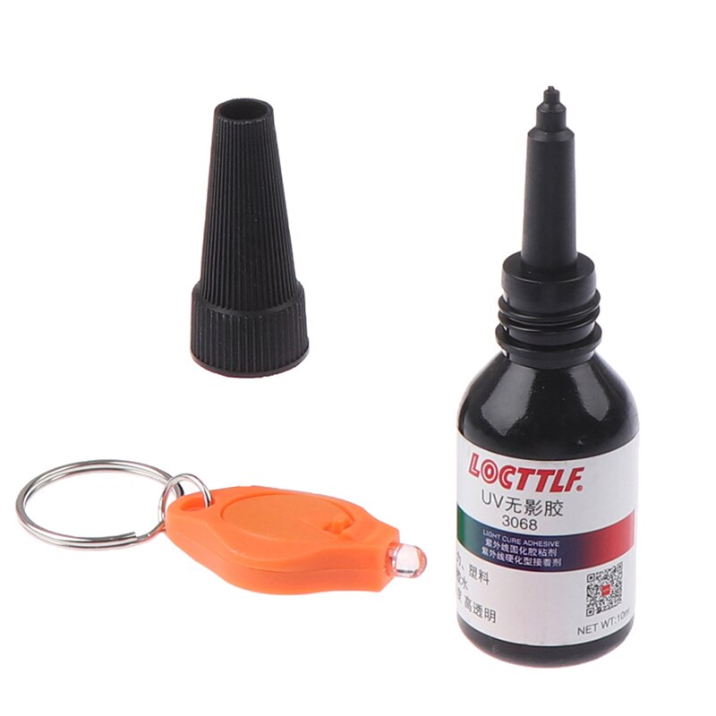 Kit Colle UV 60g Avec Lampe Rechargeable 395nm | Durcissement Ultra-Rapide 5s | Parfait Pour Bijoux, Verre, Plastique, Réparations DIY