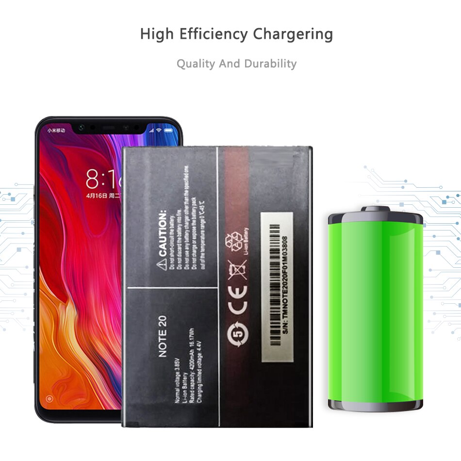 4200Mah Vervangende Batterij Voor Cubot Note 20 / Note20 Pro Mobiele Telefoon