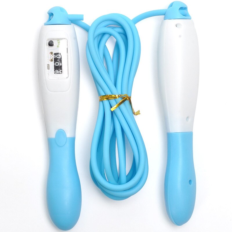 Corde à sauter compte adulte Fitness perdre du poids hommes et femmes jeunes étudiants enfants tiao shen le Test académique pour le Junior Hi: Machinery Count  PVC Rope  Blue