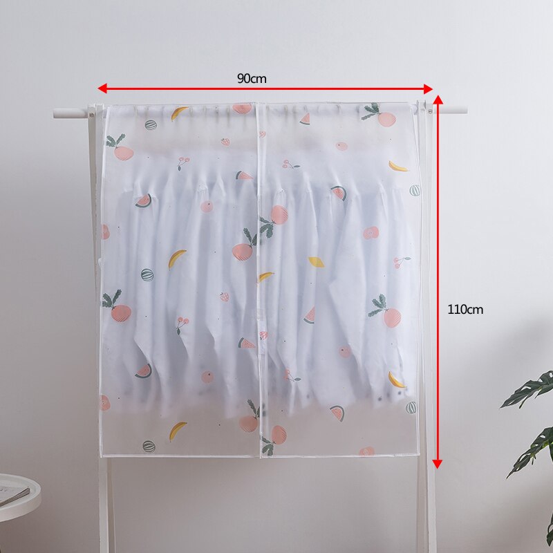 Kleidung Kleidungsstück Abdeckung Taschen Kleidung Abdeckung Staubdicht Klett Outfit Gestell Abdeckung Kleiderschrank Hängen Anzug Mantel Jacken Kleid Lagerung Tasche: C