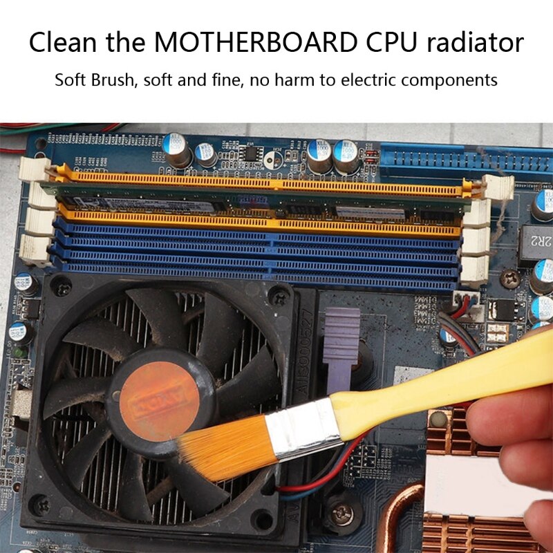 10Pieces Laptop Cleaning Brush Swipe Computer Brush for Laptops Keyboard Mobile Phones Cameras