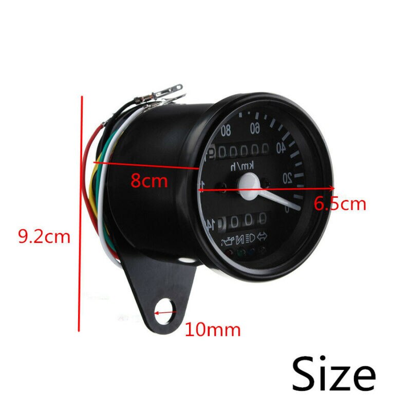 Odometer Tachometer and speedometer Speedometer Tachometer Light Universal Motorcycle