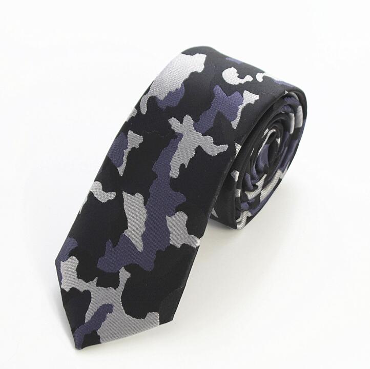 RBOCOTT-corbatas estampados de camuflaje para hombre, corbatas estampados de 6cm con cuello, corbatas ajustadas a la para hombre, corbatas de boda