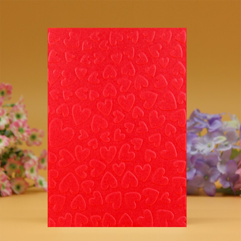 LOVE Embossing Folder For Scrapbook DIY Album Card Tool Plastic Template A013