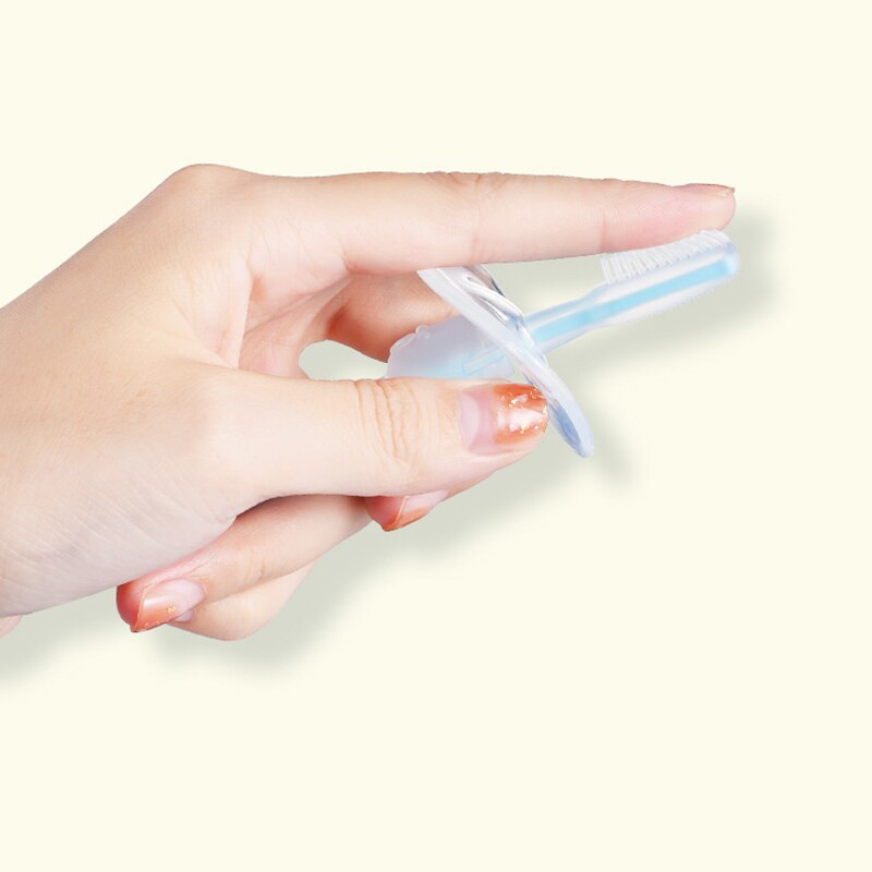 1 pièces bébé formation brosse à dents ventouse Silicone souple debout tasse brosse à dents pour les enfants de moins d'un an brosses à dents brosse de sécurité