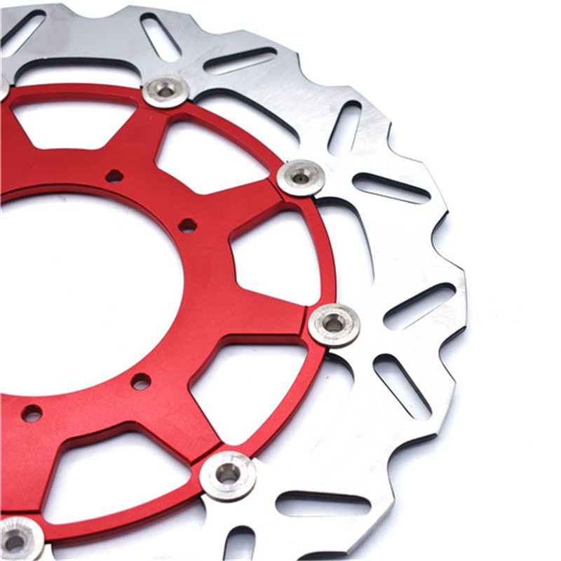 320MM Oversize Front Wavy Floating Brake Disc Rotor CR125 CR250 CRF250R CRF250X CRF450R CRF450X CRF230F CR500 Supermoto Motard