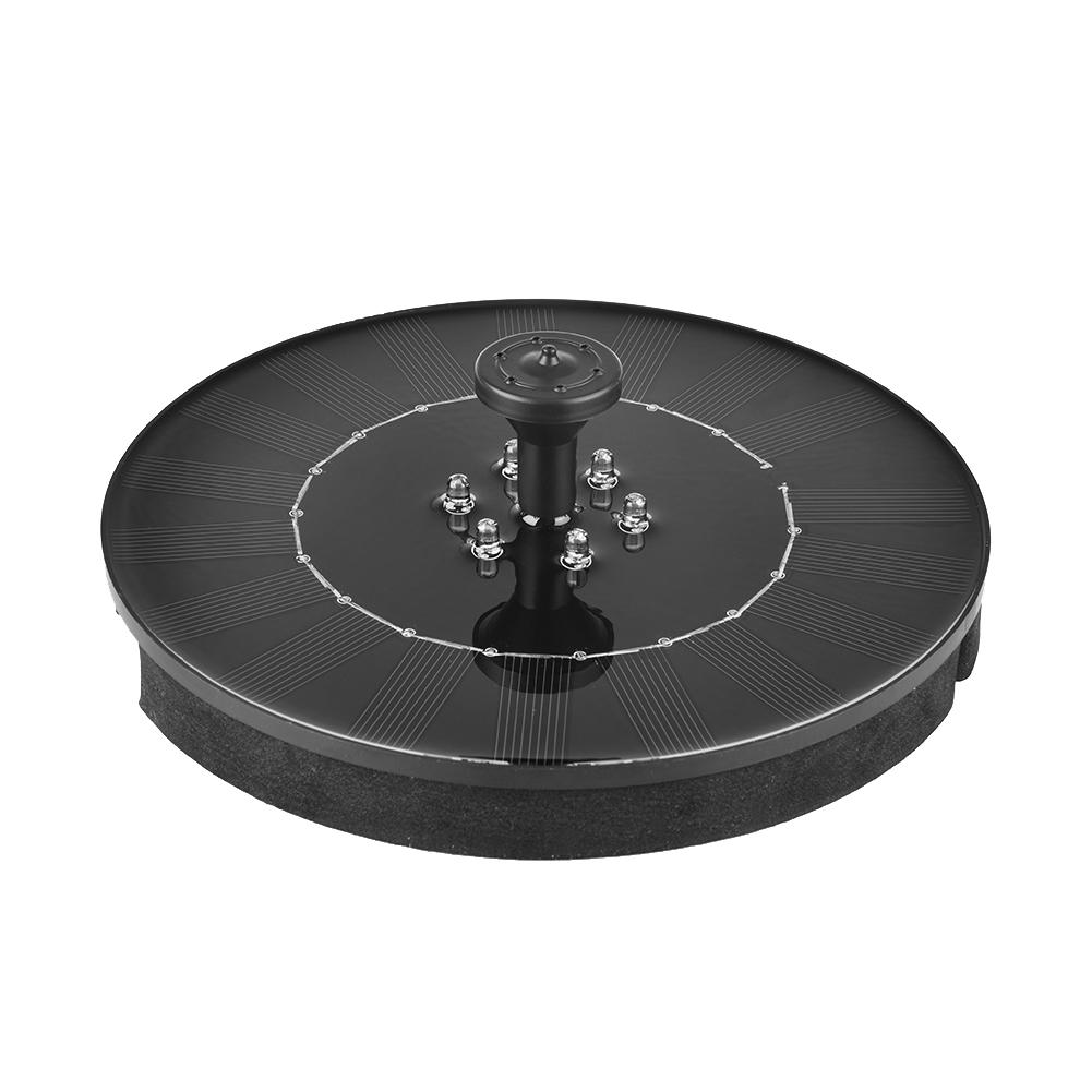 2,4 W LED Boden Solar Brunnen Pumpe Wasserdichte Solar Panel Mit Tauch Pumpe Für Vogel Bad Garten Brunnen