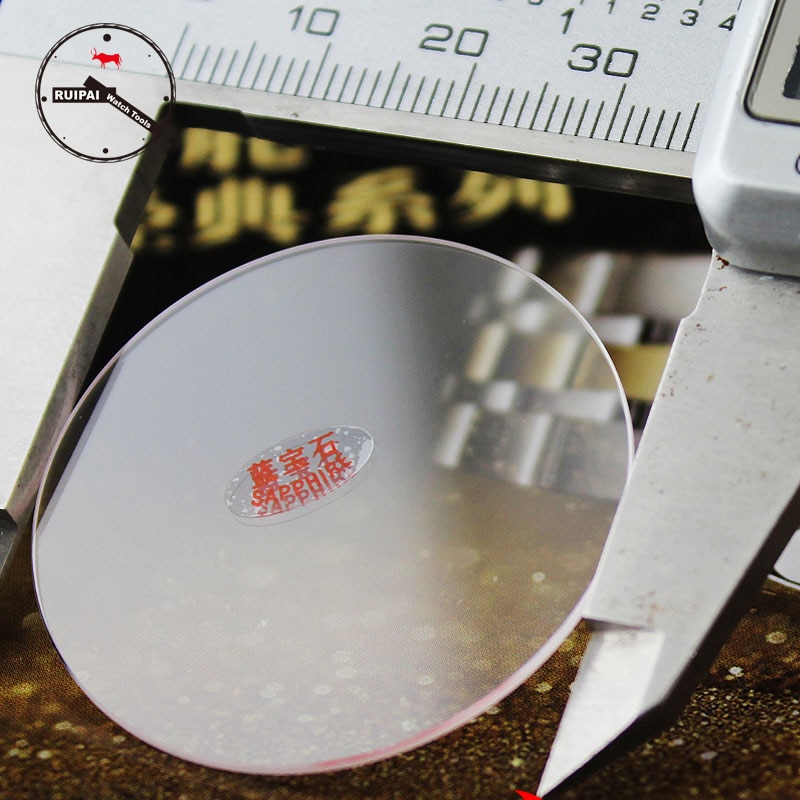 D370 safir klocka glas 37mm / 37.5mm ersättning platt klocka safir glas kristall för armbandsur watchakers