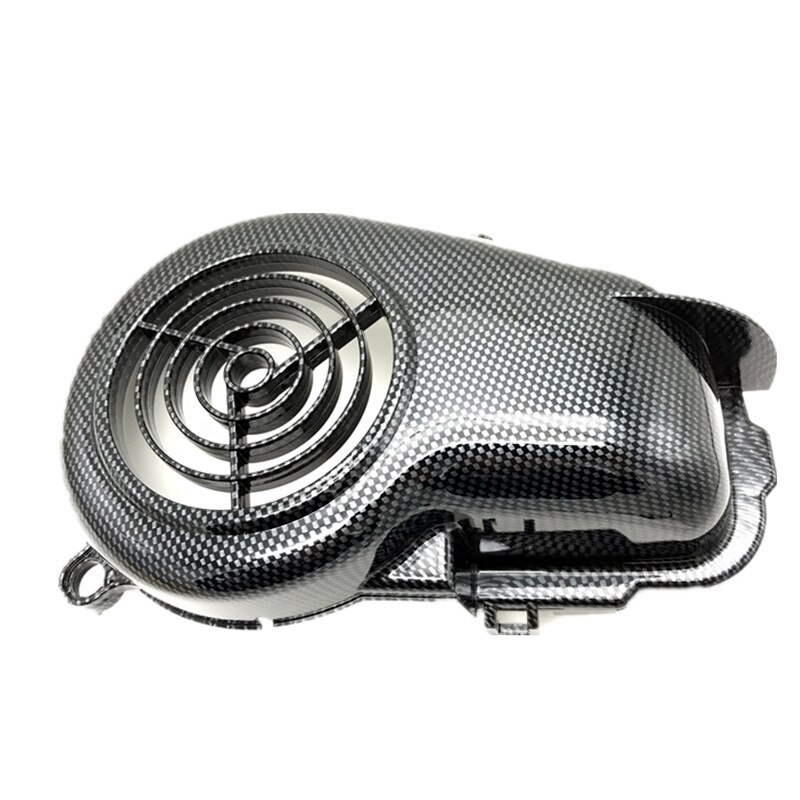 Cubierta de ventilador de fibra de carbono para motocicleta, imitación de fibra de carbono para YAMAHA JOG ZR 3YK 3KJ VINO 5AU 4JP aprio