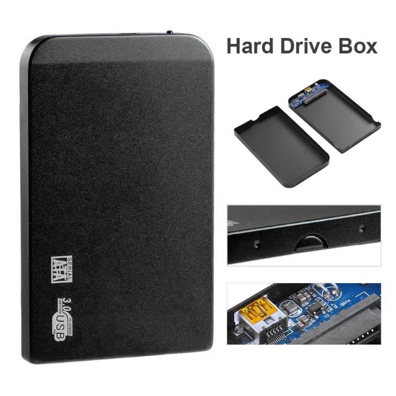 2.5 pollici USB 3.0 SATA SSD Box E ALLOGGIAMENTI PER HDD Caso del Disco Rigido Ultra Sottile In Lega di Alluminio Box Box Caddy Capacità di Sostegno 3TB