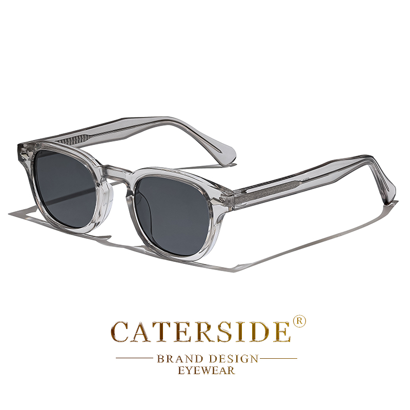 CATERSIDE, gafas de sol redondas Retro para hombre, gafas de sol Punk con Pin de ácido propiedónico, gafas de sol de lujo para mujer, gafas deportivas de ocio para UV400: Morado