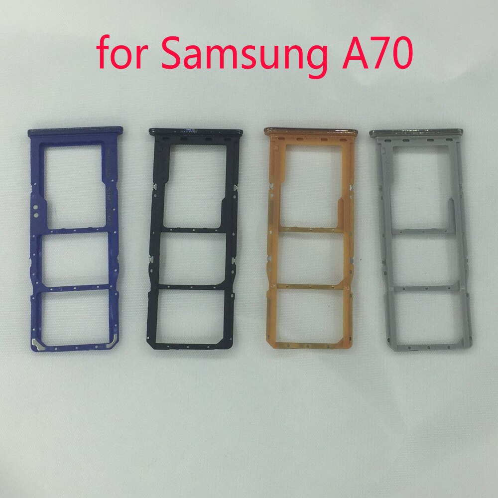 Telefon Nano SIM Karte Tablett Für Samsung A10 A20 A30 A40 A50 A60 A70 Galaxis A80 A90 Original Schwarz Mikro SD Karte Adapter Halfter