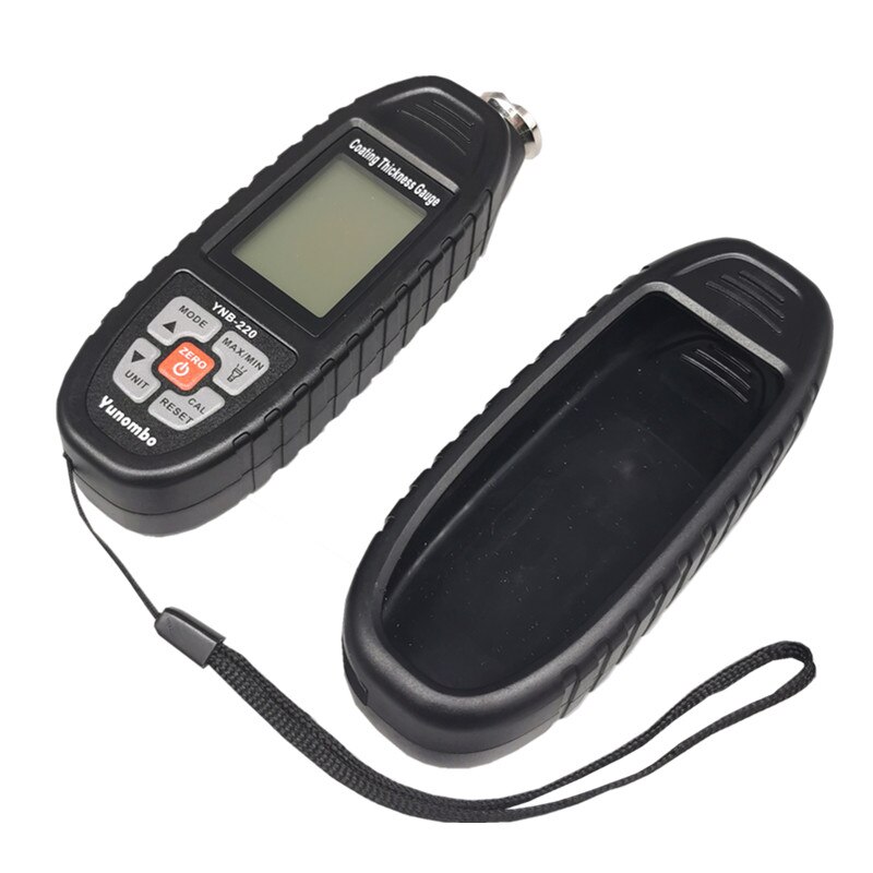 Yunomobo – jauge d'épaisseur de peinture de voiture, lumière LED, testeur d'épaisseur de revêtement de Zinc en métal, Fe &amp; NFe &amp; Fe + Zn