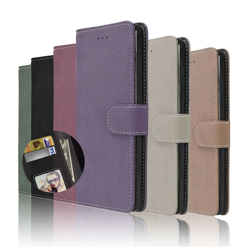 Fundas abatibles de cuero para Sony XZ, Fundas para Sony Xperia XZ F8331 Dual F8332, funda billetera con soporte para sony xz X Z