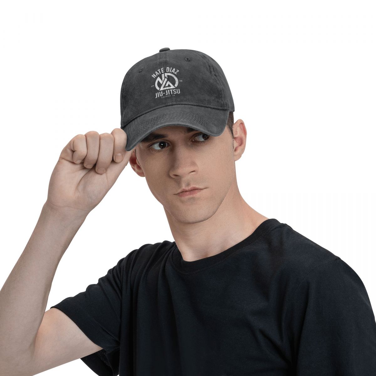 Nate Diaz Baseball Cap Vintage Distressed Washed MMA Nate Sport Stockton Brothers Fighter Boxing Snapback Hat Men Golf Hats Cap