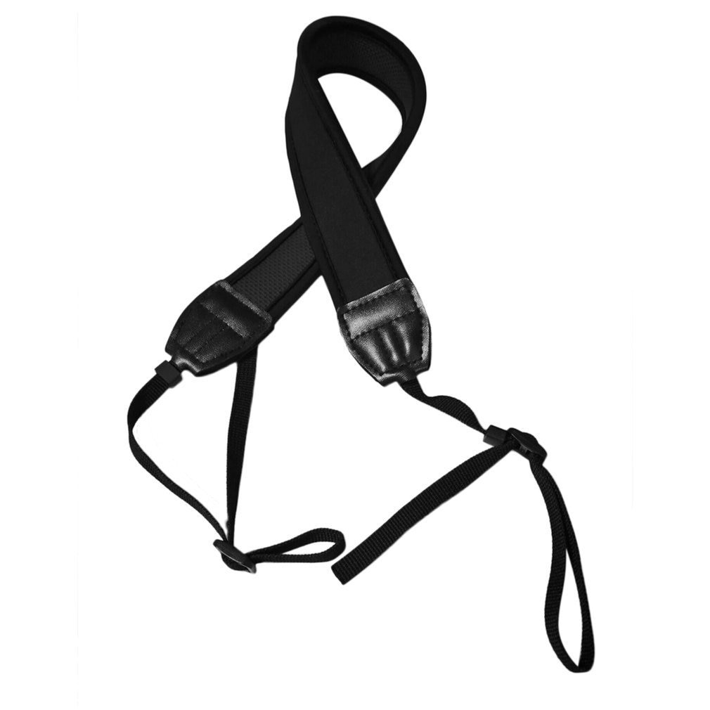 1pc hurtig hurtigkamera med en skulderhals, justerbart slitesterkt, sklisikkert stroppbelte til slr dslr svart tilbehør