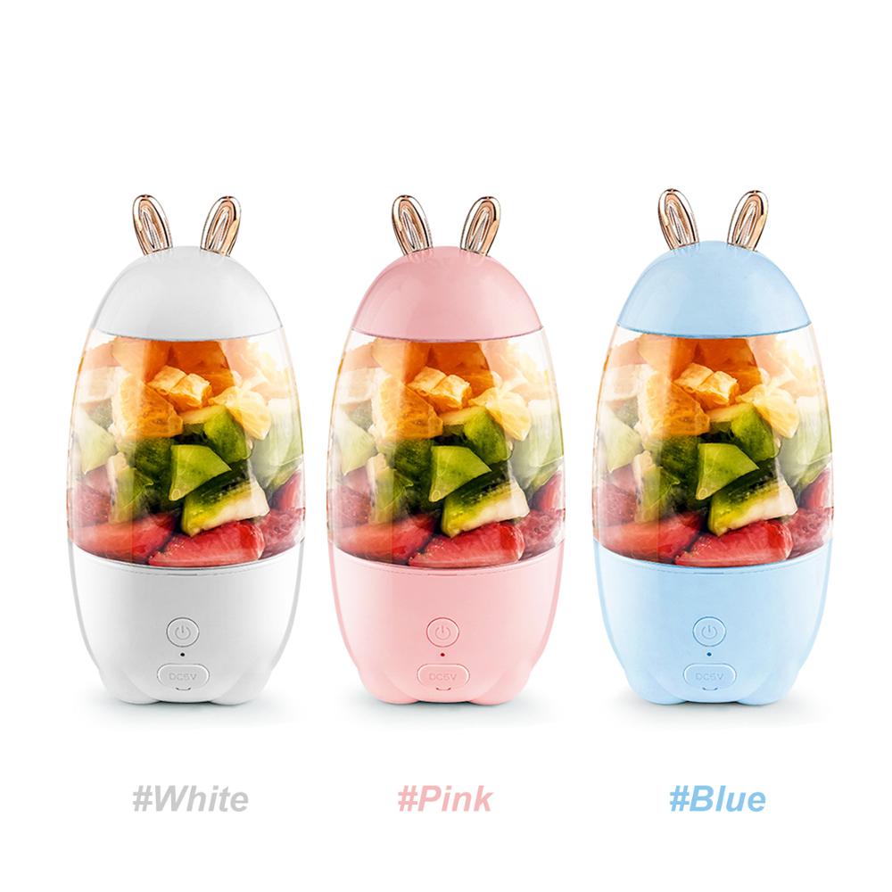 Bärbar mixer sladdlös personlig mixer juicepress mini mixer smoothie mixer med usb uppladdningsbar 300ml hemsportresor