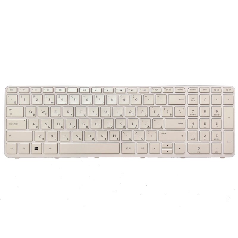 Clavier d'ordinateur portable russe pour HP pavillon 15-N 15-E 15E 15N 15T 15 t-n 15-N000 N100 N200 15-E000 15-E100 RU avec cadre NSK-CN6SC