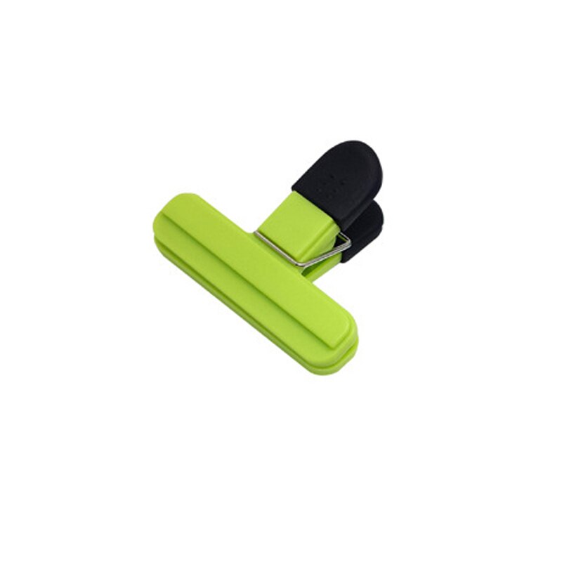 bag clip Snack bag sealing clip fresh moisture-proof food bag clip portable package resealer food clip: small green