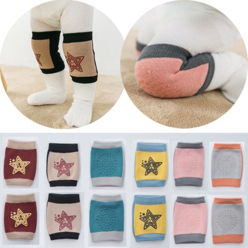 Neue Winter Baumwolle Bein Warme Baby Krabbeln Knie Pads Sicherheit Anti-Unterhose gehen Bein Ellenbogen Schutz