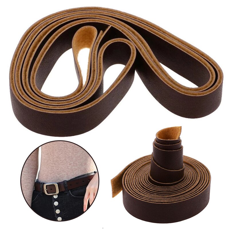 10Meter DIY PU Leather Crafts Straps Strips For Leather crafts Accessory Belt Handle Durable Crafts Making