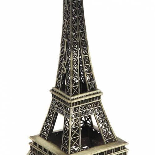 Miniature metal paris eiffeltårnet  (25cm x 10cm),  stor størrelse