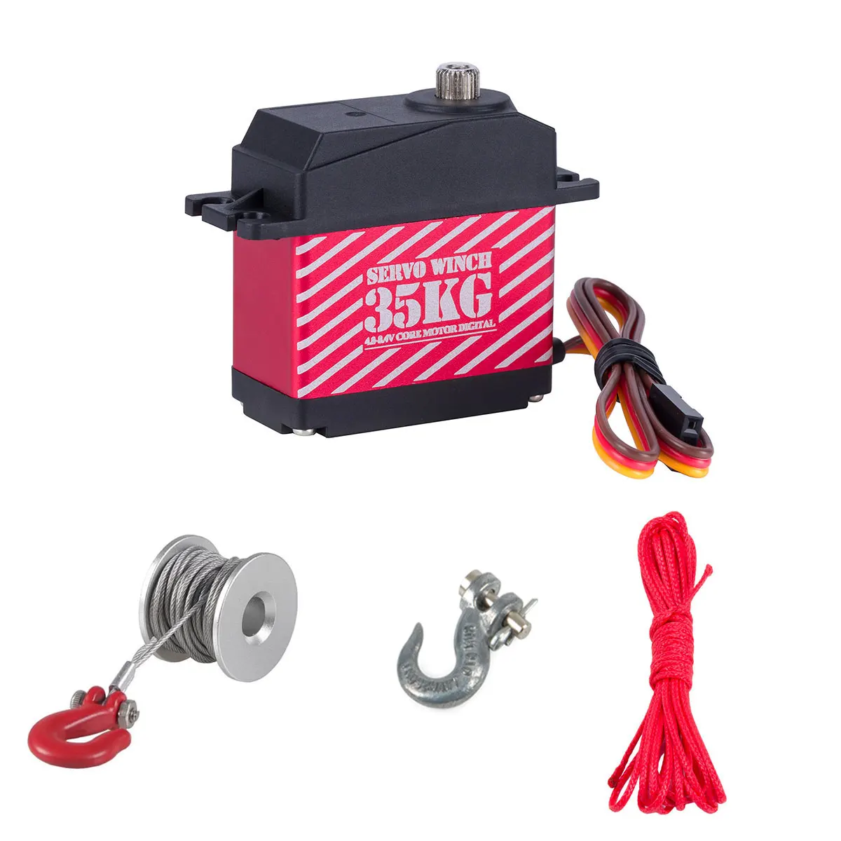 Guincho rc/serviço de resgate, caminhão de reboque, guindaste, braço, ferramenta diy, 1/10, carro rastreador, axial scx10 d90 trx4 capra lcg, peça de chassi: Cinza claro