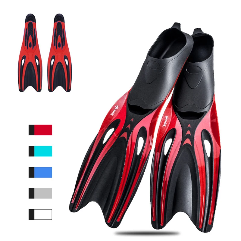 Adult Flexible Comfort TPR Non-Slip Swimming Diving Fins Rubber Snorkeling Swim Flippers Water Sports Beach Shoes