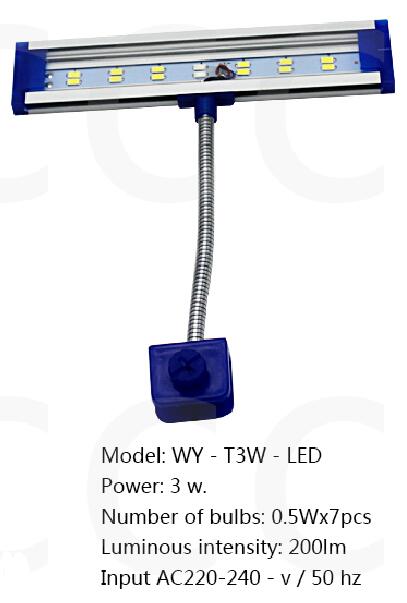20-60CM ADA style Plant grow LED light A series High efficiency power saving brightness adjustable aquarium fish tank: WY-T3W-LED