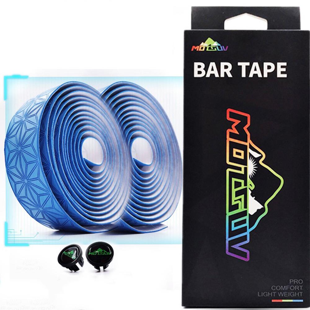 21.5*3cm Road Bicycle Handlebar Tape Belt Cycling Handle Bar Grip Wrap Anti-slip Anti-sweat Strap 2 Bar Bike Accessories: Blue