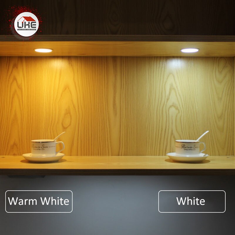 Motion Sensor Led Recessed Under Cabinet PIR LED Night Light Lamp For Wardrobe Cupboard Closet 3W 12V Mini Lamp