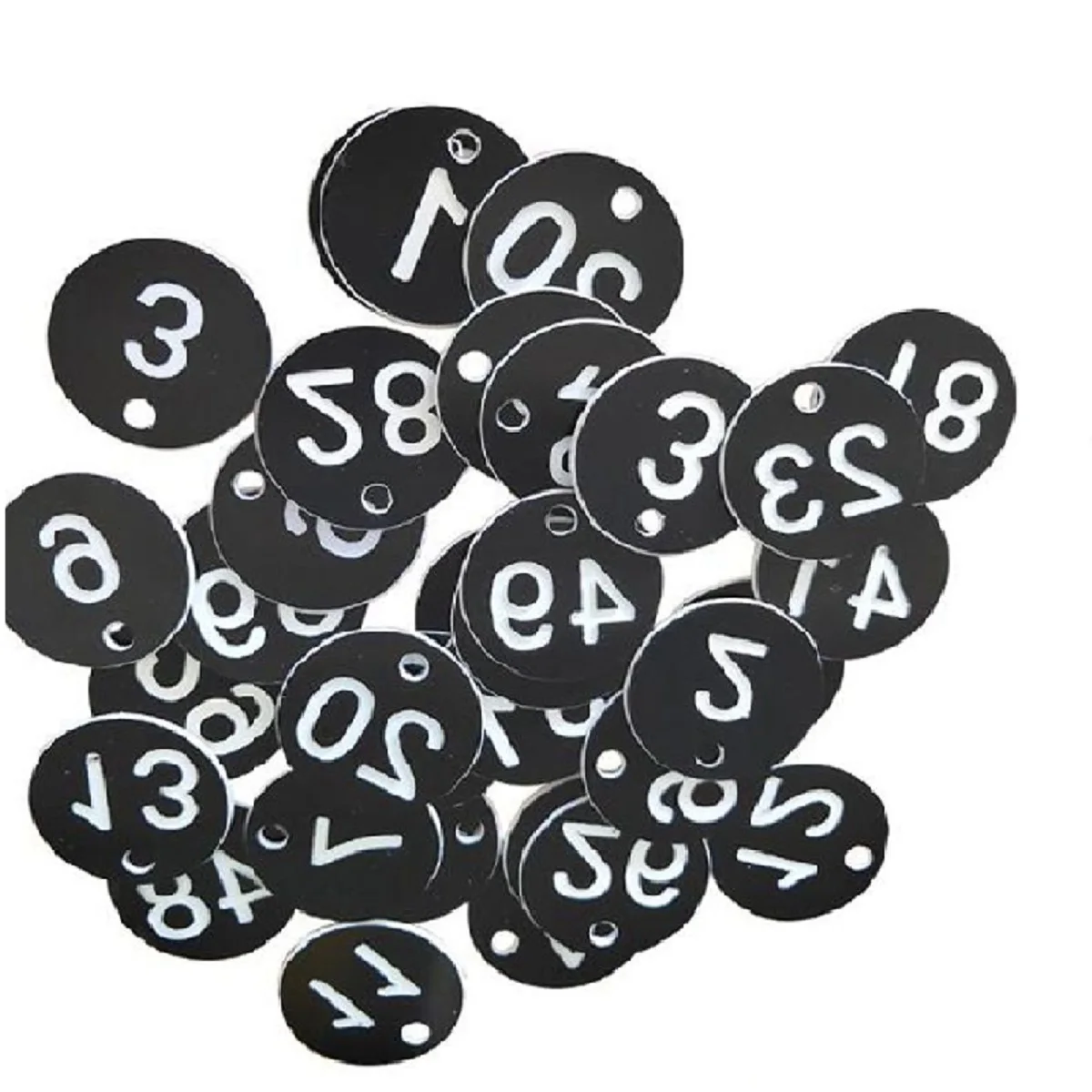 Étiquettes de ruche pour bétail et apiculture, signe numéroté, ensemble d'outils de jardin, équation rouge, marché, boîte d'accouplement, , attro, 1-100: Black