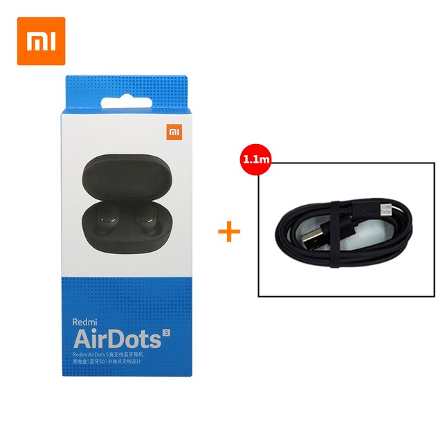 Op originele oordopjes xiaomi redmi airdots 2 draadloze bluetooth 5.0 oordopjes ai control xiaomi airdots in-ear ster: Airdots s met draad