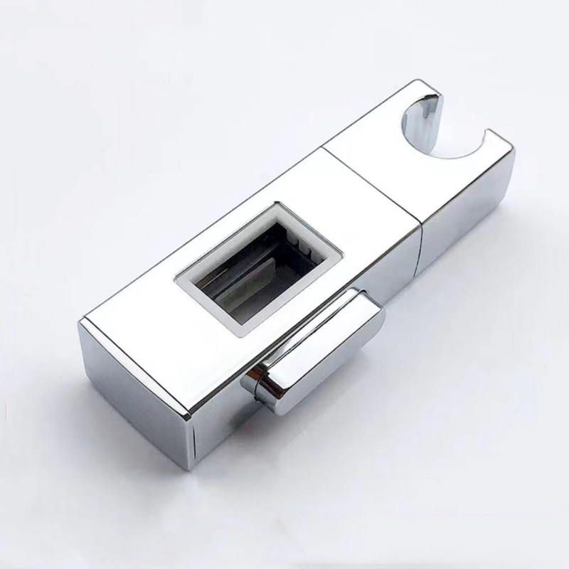 Shower Accessories Shower Head Bracket Adjustable Replacement Hand Shower Rack Square Bracket Holder for Bathroom Slide Pole: Lavender