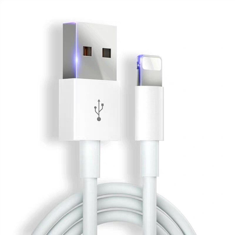 Carregador rápido cabo do telefone para iphone 11 pro x 7 8 6 mais iluminação micro usb tipo c cabo para samsung xiaomi 5a cabo de carregamento usb: White For iPhone / 2 m