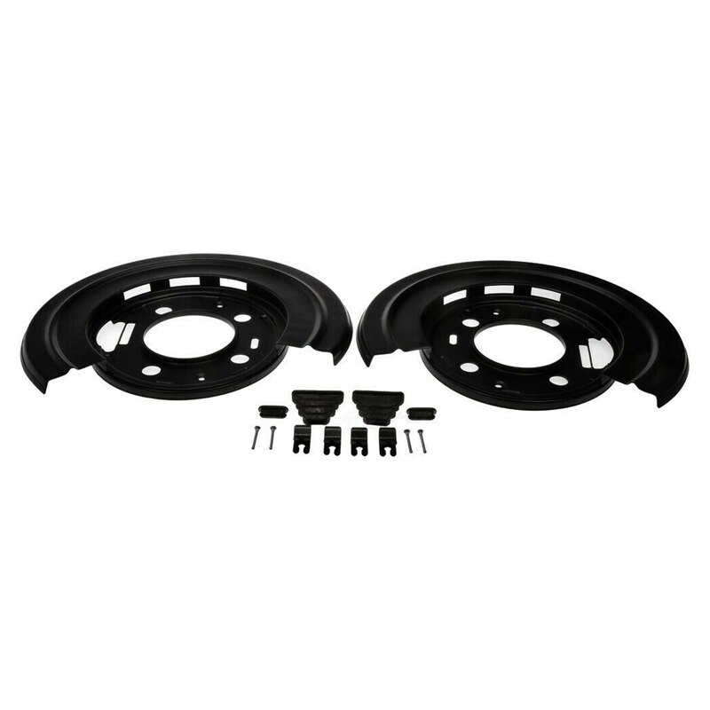 Brake Drum Backing Plate Pair Rear Brake Dust Shield Backing Plates for Ford F250 F350 Excursion 924-212