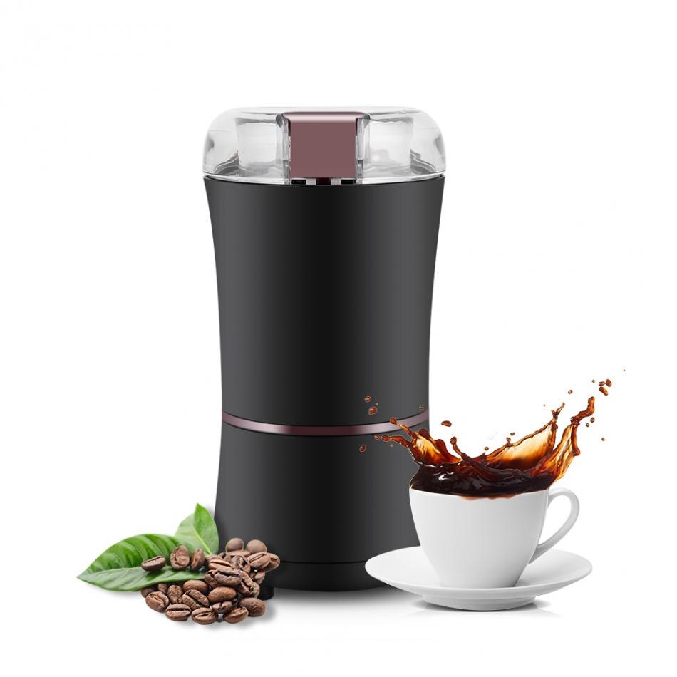 Mini Electric Grinder Coffee Bean Powder Machine Single Stirring Blade Powerful Spice Nuts Seeds Coffee Bean Grind Machine