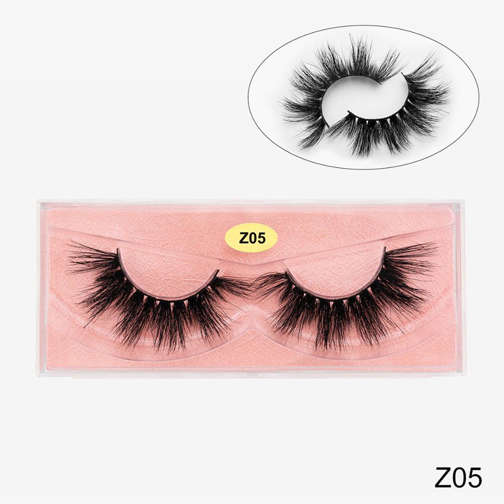 Mink lashes 3d mink eyelashes Natural long real mink Cruelty free 100% Handmade Natural eye lashes Mink eyelashes: Z05