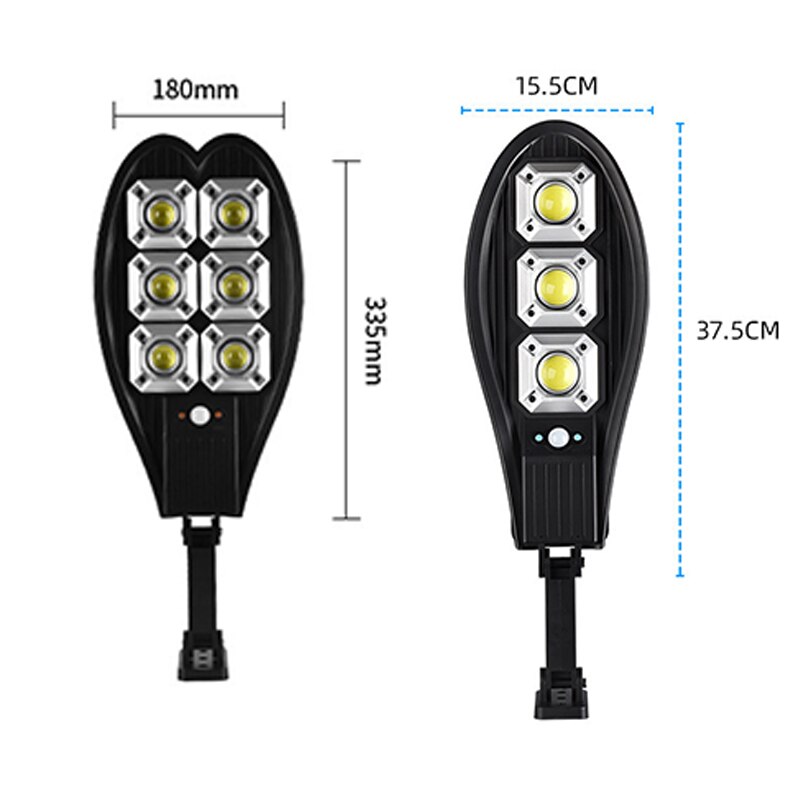 2000W Outdoor Solar Lamp Solar Powered Garden 160COB IP65 Waterproof Street Lights LED PIR Motion Sensor Yard Wall lamp