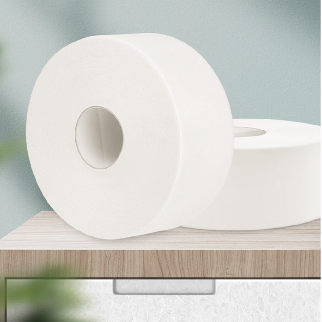 1 rouleau de papier hygiénique en rouleau Jumbo de supérieure 3 couches de papier hygiénique doux en bois natif