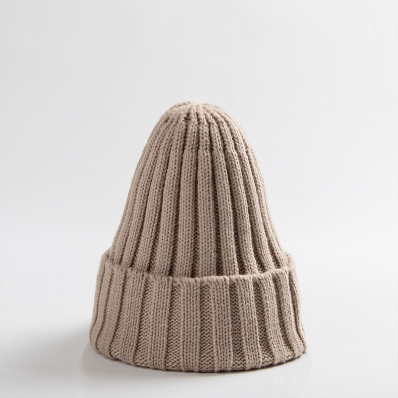 Stickad baby turban mössa varma ullkepsar mjuk mössa för barn flickor pojkar nyfödd elastisk småbarn spädbarn vinter huvudbonader: 8