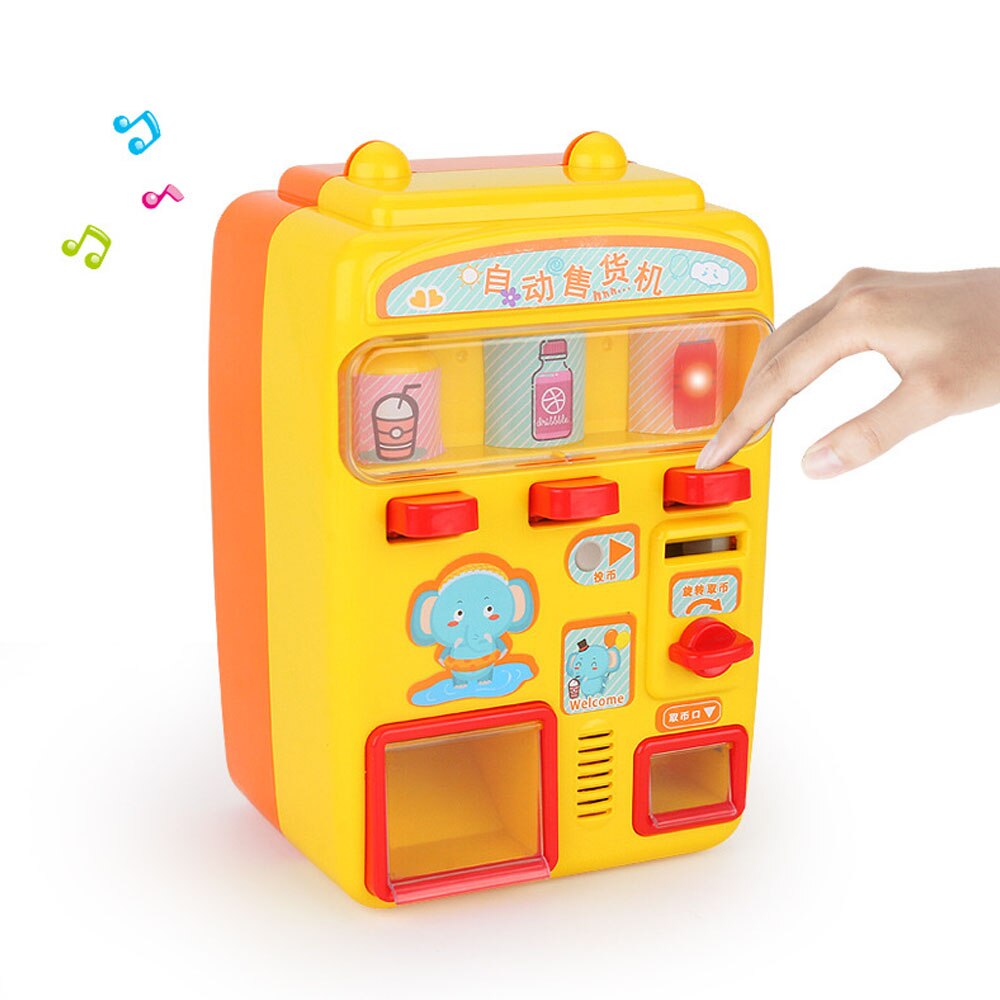 Kinderen simulatie automaat snoep drinken voice automaat doet alsof spelen geluid en licht speelgoed
