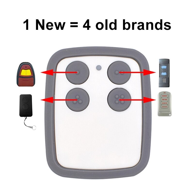 ROPER GO-mando a distancia MINI para puerta de garaje, Control remoto Compatible con copia ROPER, 433mhz, 868mhz