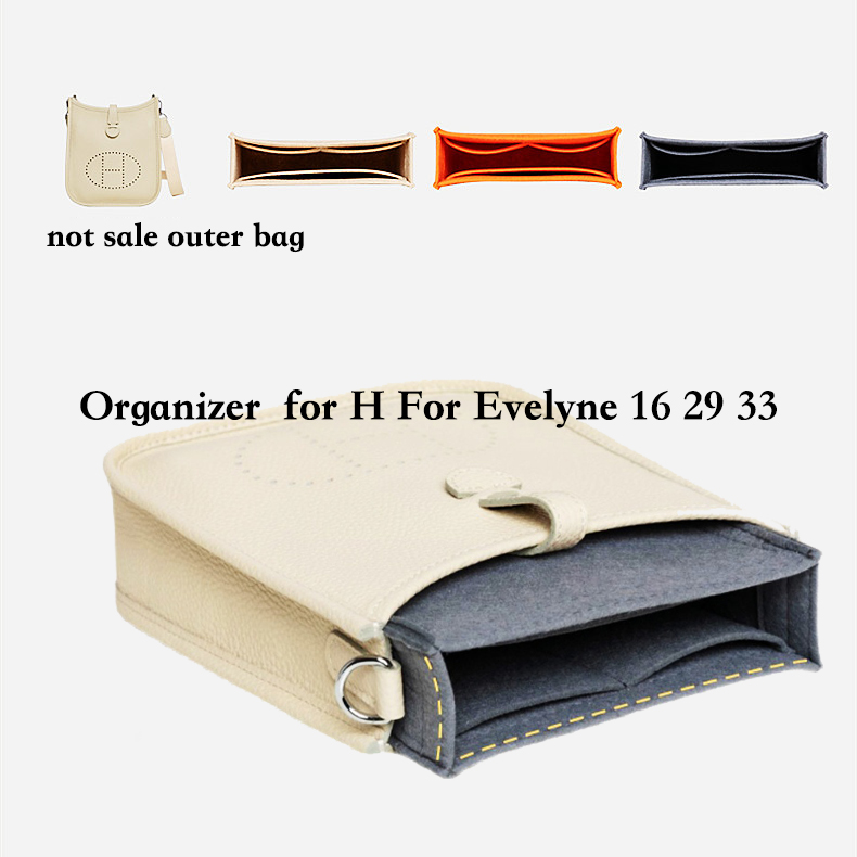 Voor H Evelyne 16 29 33, Insteektas Vilt Make-up Organizer Tas Binnentas Draagbare Basis Shaper